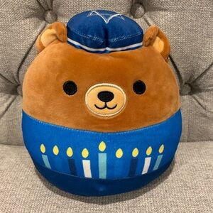 NWOT! 8” Kofi the Hanukkah Bear Squishmallow    squishmallows plush stuffed toys